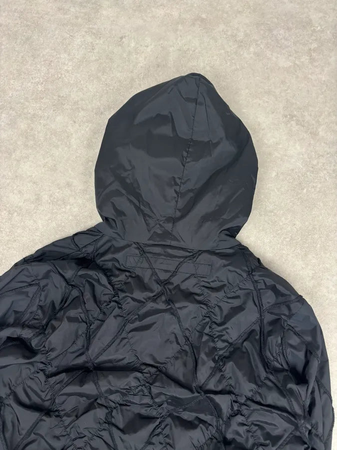 AW2000 Marithé + François Girbaud Black Structure Hooded Jacket ddyHHyM 6