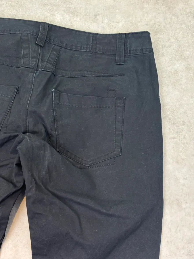 2000s Marithé + François Girbaud Black Panel Pants JfKRUtn 9