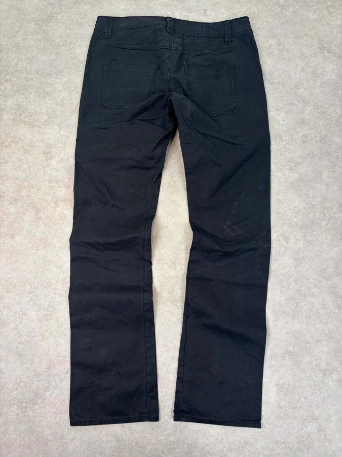 2000s Marithé + François Girbaud Black Panel Pants JfKRUtn 5