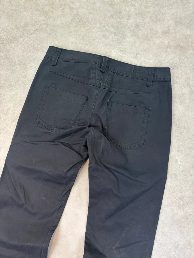 2000s Marithé + François Girbaud Black Panel Pants JfKRUtn 6