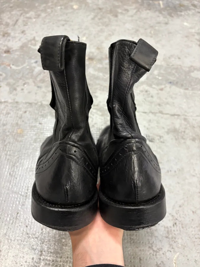 Marithé + François Girbaud Black Premium Ankle Leather Boots iiCYDxl 5