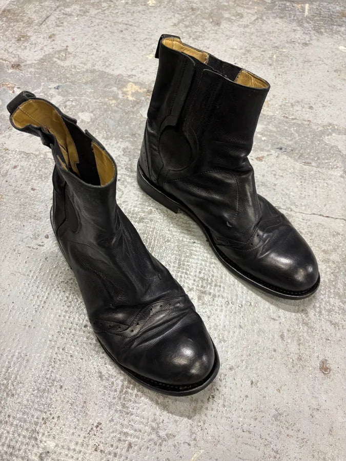 Marithé + François Girbaud Black Premium Ankle Leather Boots iiCYDxl 3