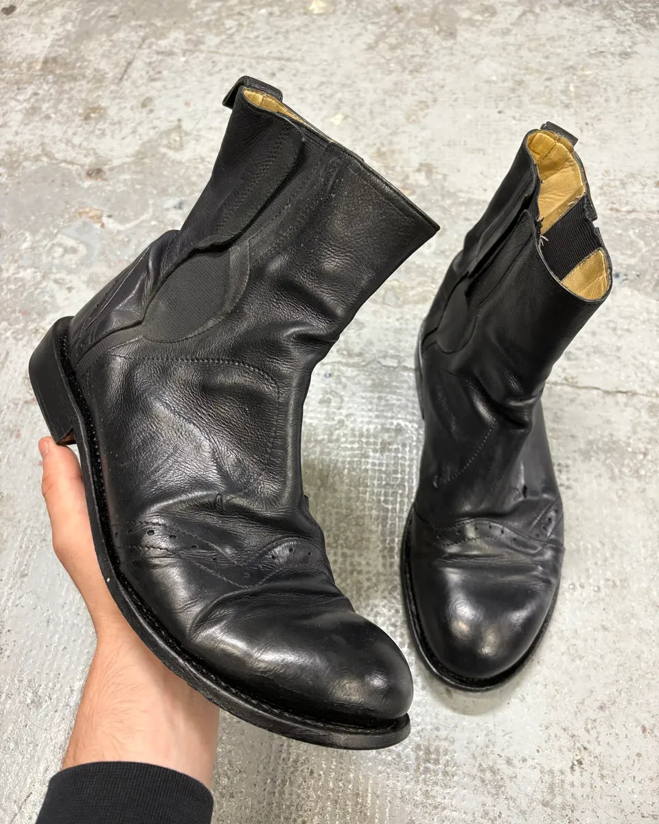 Marithé + François Girbaud Black Premium Ankle Leather Boots iiCYDxl 0