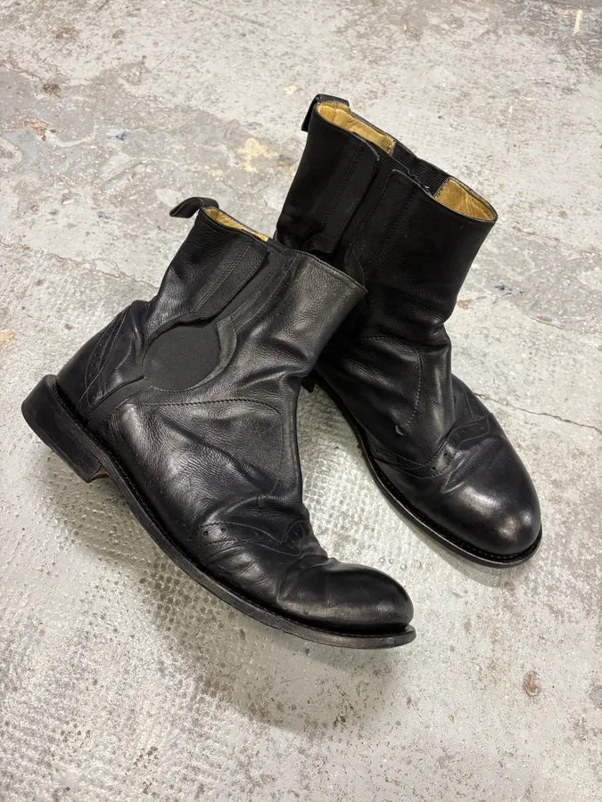 Marithé + François Girbaud Black Premium Ankle Leather Boots iiCYDxl 4