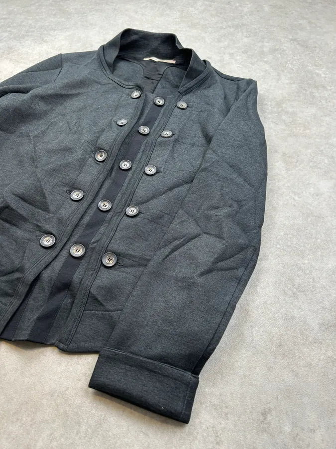 Marithé + François Girbaud Black Wool Double-Breasted Jacket BSkjnTp 3
