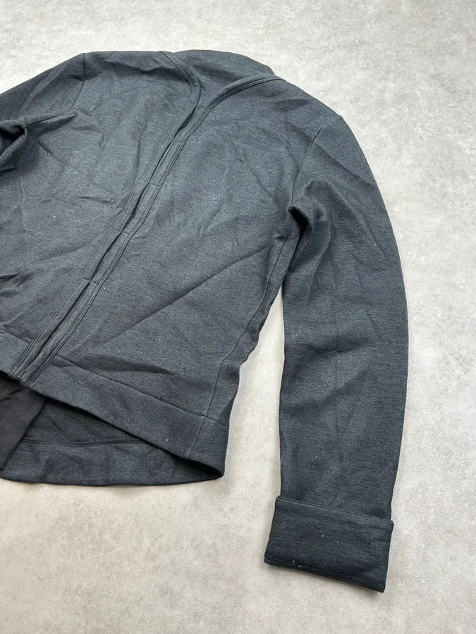 Marithé + François Girbaud Black Wool Double-Breasted Jacket BSkjnTp 6