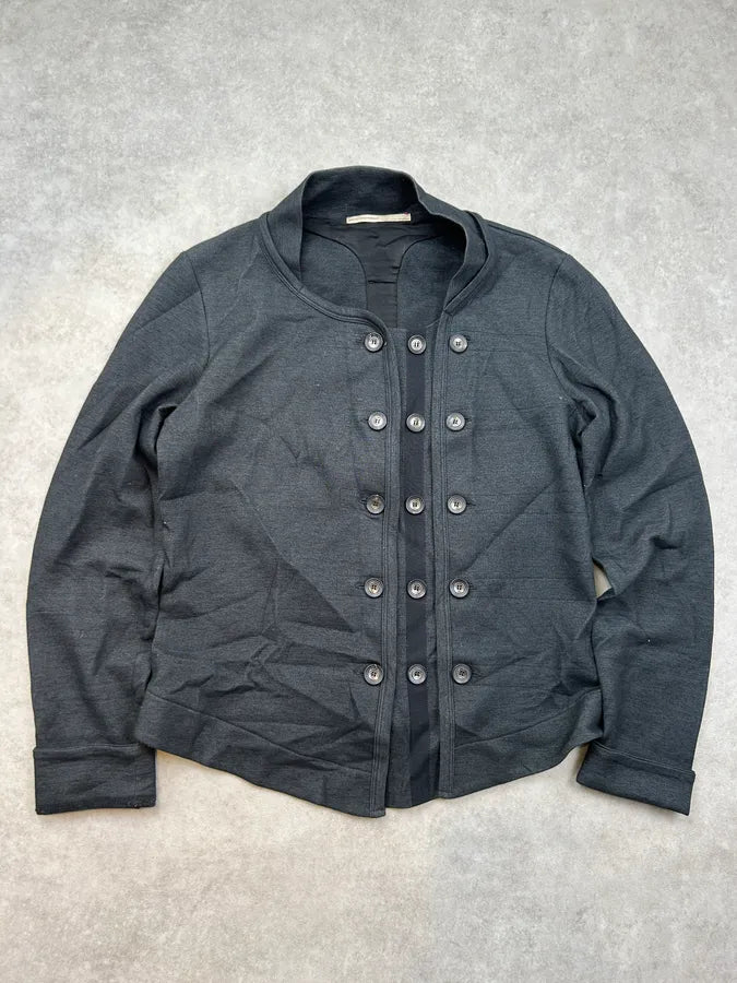 Marithé + François Girbaud Black Wool Double-Breasted Jacket BSkjnTp 1