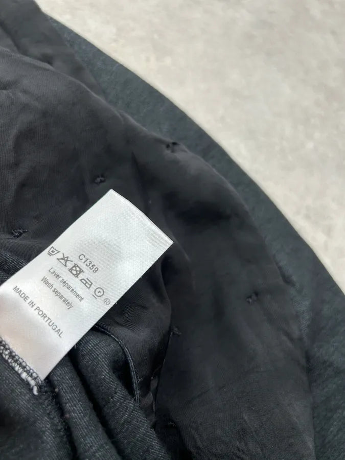 Marithé + François Girbaud Black Wool Double-Breasted Jacket BSkjnTp 9