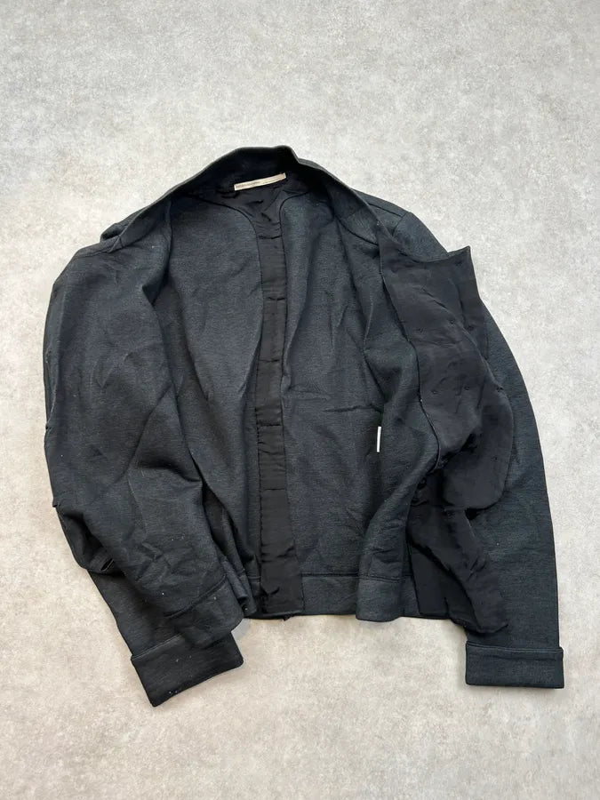 Marithé + François Girbaud Black Wool Double-Breasted Jacket BSkjnTp 7