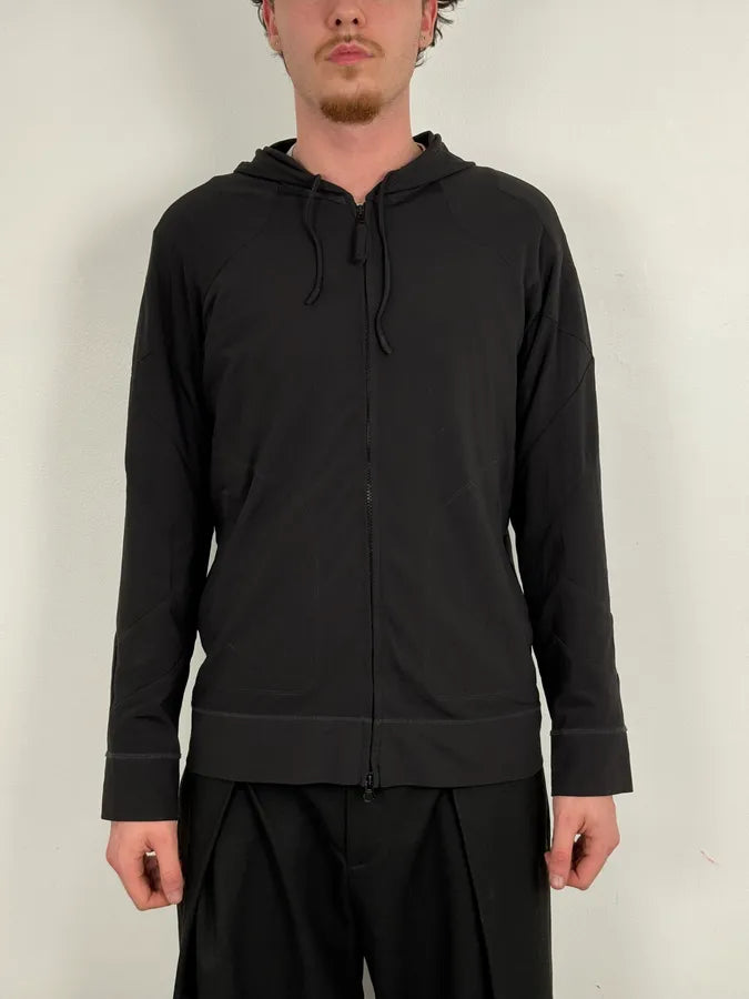 Marithé + François Girbaud Black Zip-up Hoodie xRyLpMC 1