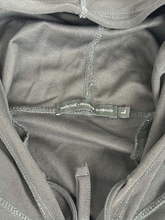 Marithé + François Girbaud Black Zip-up Hoodie xRyLpMC 7