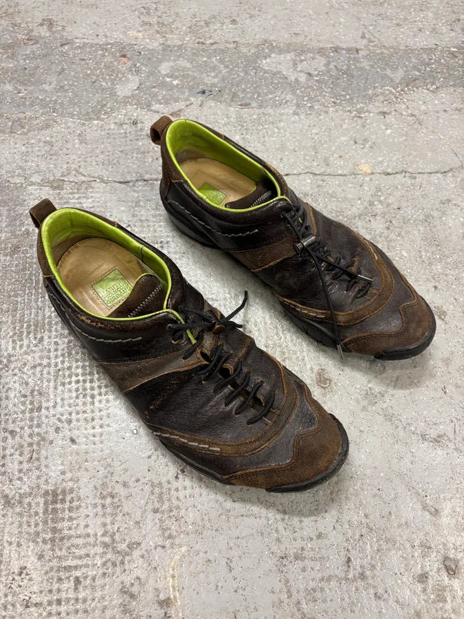 Marithé + François Girbaud Brown Samurai Eroded Leather Shoes (41.5eu/us8) PUhiTAB 3