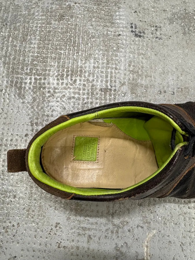 Marithé + François Girbaud Brown Samurai Eroded Leather Shoes (41.5eu/us8) PUhiTAB 8