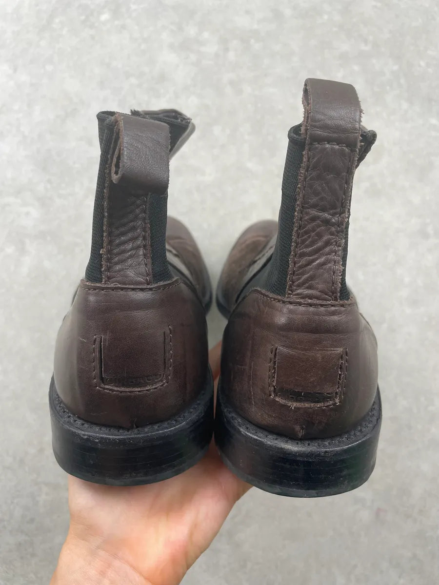 Marithé + François Girbaud Brown Suede Chelsea Boots BveEKws 5