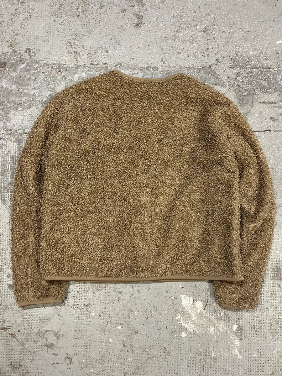 Marithé + François Girbaud Camel Fleece Cardigan (S/M) prmwXuH 1