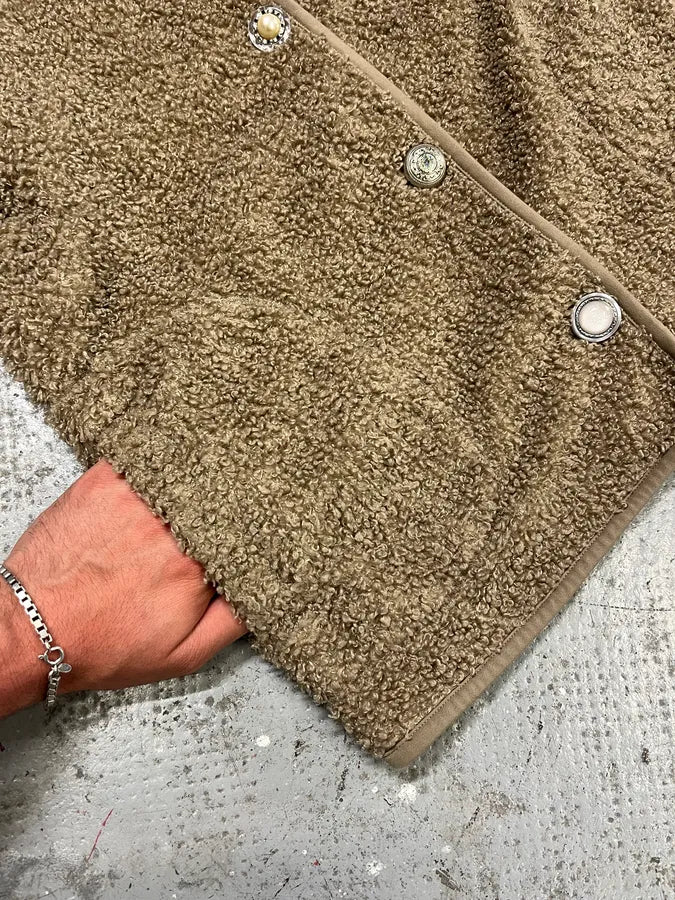 Marithé + François Girbaud Camel Fleece Cardigan (S/M) prmwXuH 7