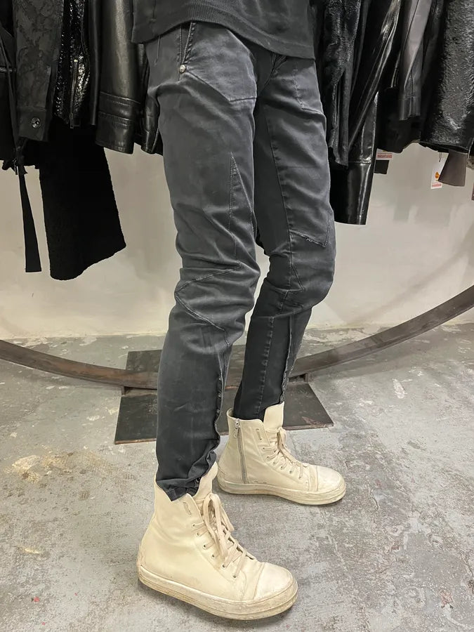 Marithé + François Girbaud Dark Eyeled Denim Jeans (S) AtLvuCB 2