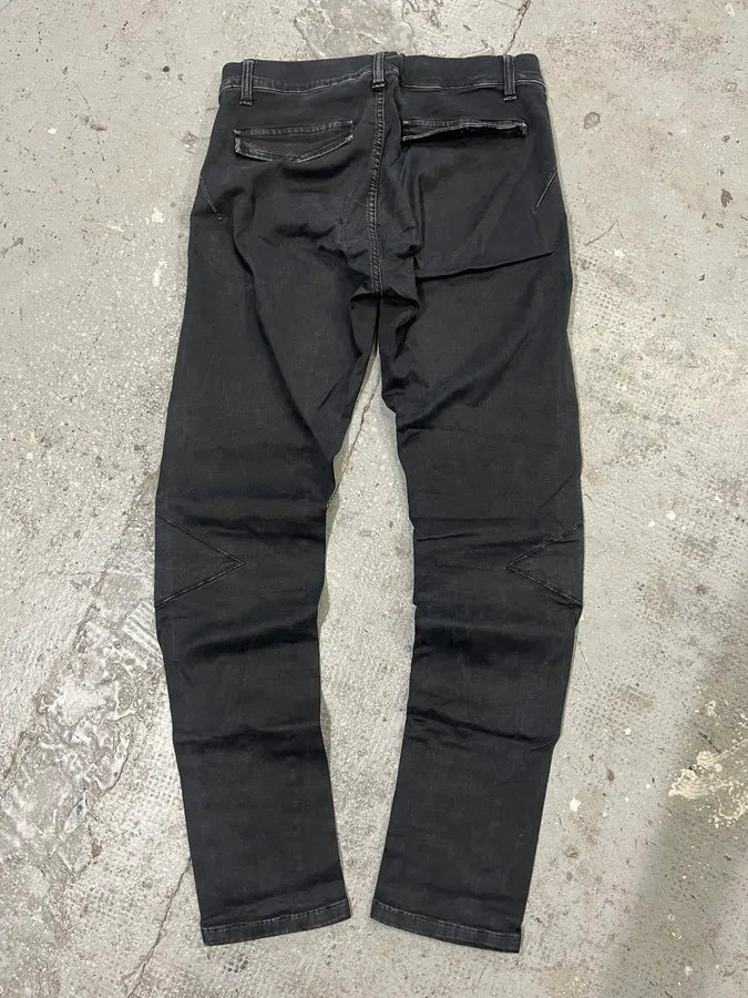 Marithé + François Girbaud Dark Eyeled Denim Jeans (S) AtLvuCB 6