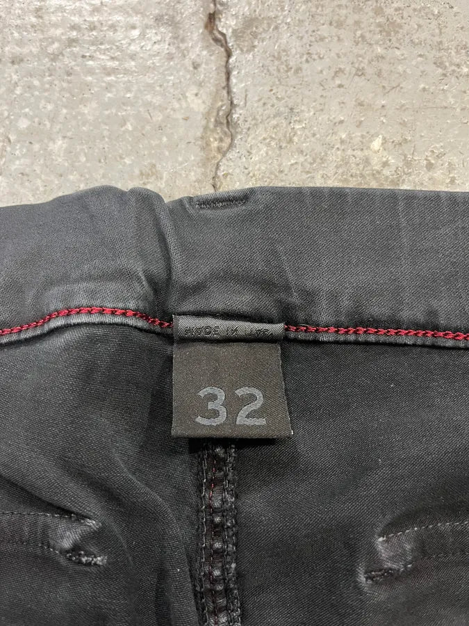 Marithé + François Girbaud Dark Eyeled Denim Jeans (S) AtLvuCB 8