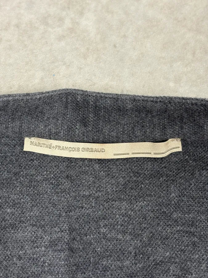 2000s Marithé + François Girbaud Grey Asymmetrical Blazer Jacket TWOVwab 8