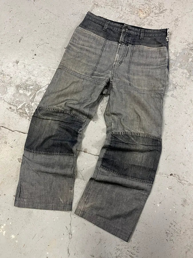 Marithé + François Girbaud Light Grey Denim Jeans (S/M) viNlAXN 4