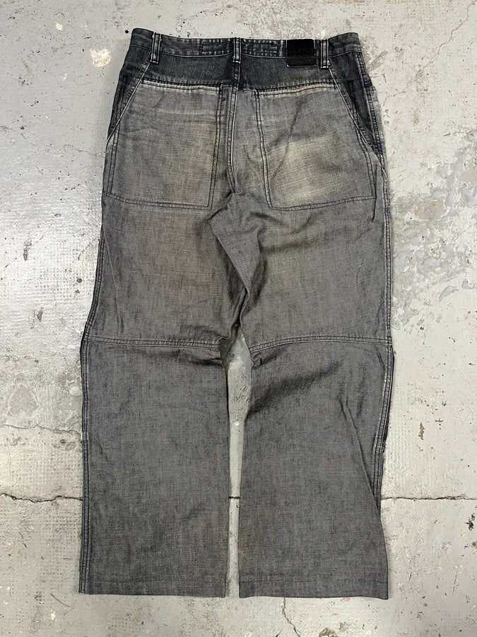 Marithé + François Girbaud Light Grey Denim Jeans (S/M) viNlAXN 6