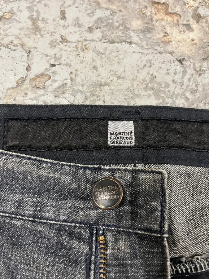 Marithé + François Girbaud Light Grey Denim Jeans (S/M) viNlAXN 7