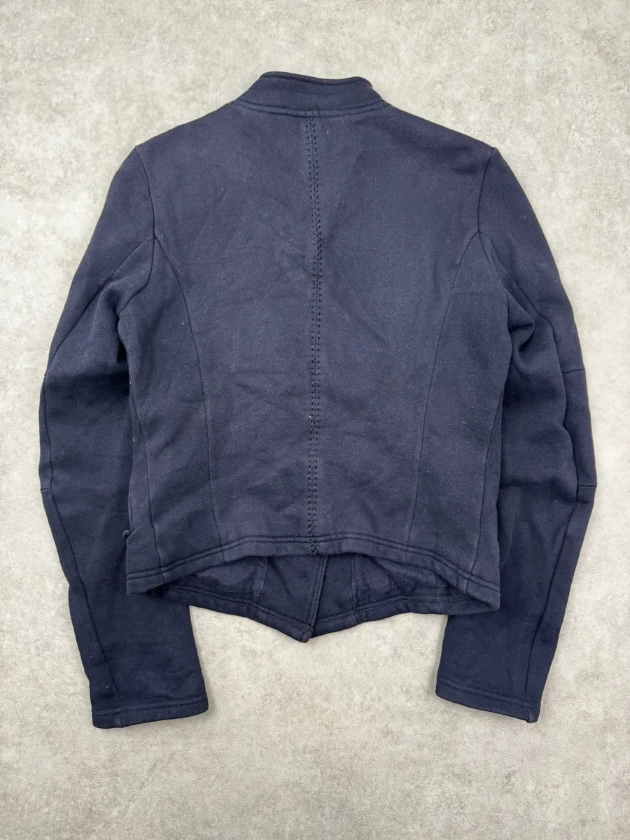 2000s Marithé + François Girbaud Navy Asymmetrical Jacket JxAmkMd 5