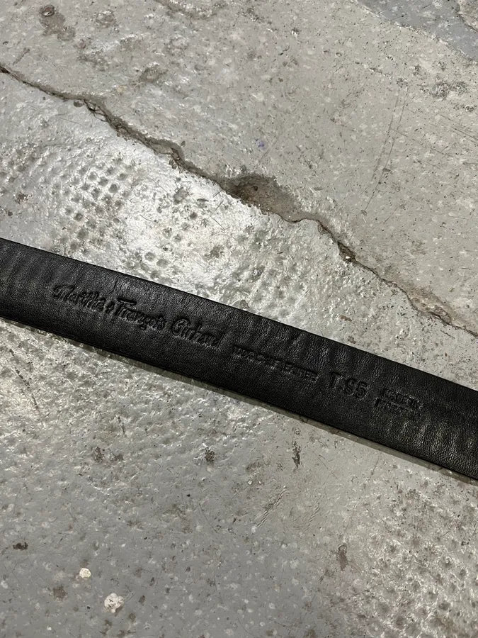 Marithé + François Girbaud Studded Black Leather Belt VpcVbGo 6