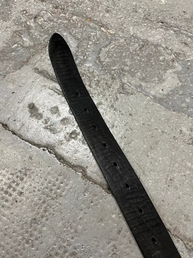 Marithé + François Girbaud Studded Black Leather Belt VpcVbGo 9