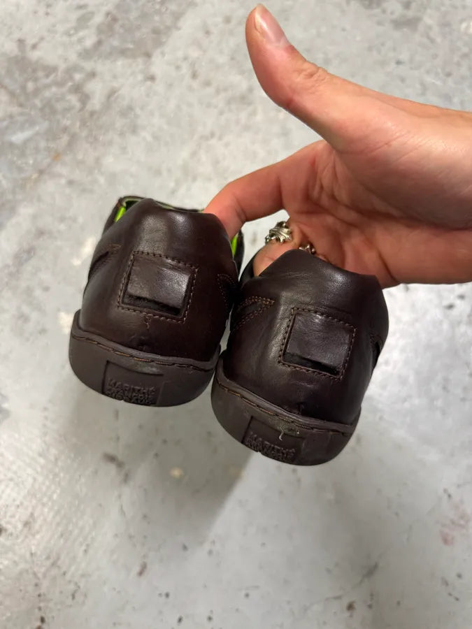 Marithé + François Girbaud Studded Wash Cacao Low Top Sneakers ktTAkpR 7