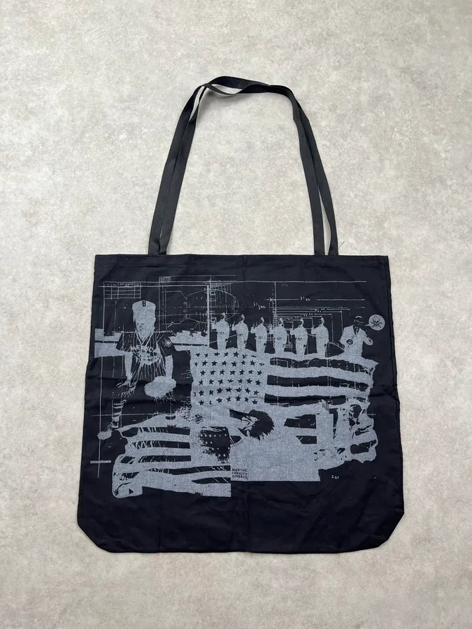 Marithé + François Girbaud USA Black Tote Bag LOFNXSD 1