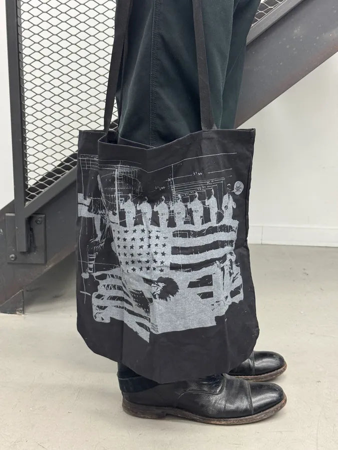 Marithé + François Girbaud USA Black Tote Bag LOFNXSD 2