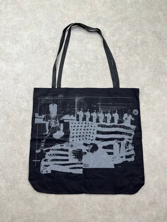 Marithé + François Girbaud USA Black Tote Bag LOFNXSD 5