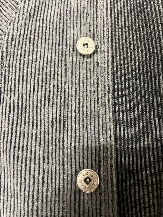 Marithé + François Girbaud Velvet Structured Grey Jacket (M) 7