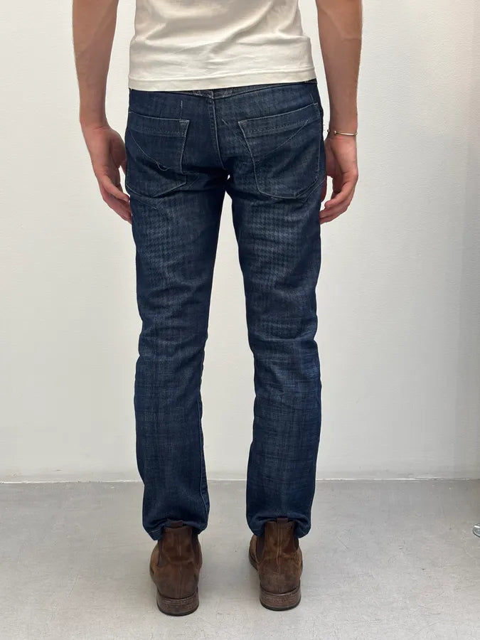 2000s Marithé + François Girbaud XEDGE Checkered Denim Jeans eKHmdbG 3