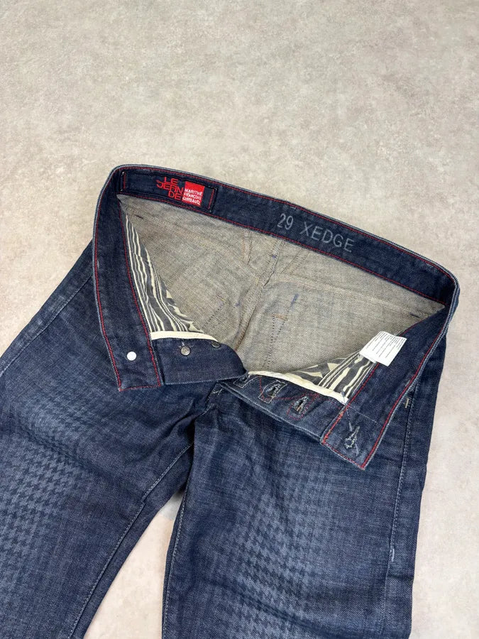 2000s Marithé + François Girbaud XEDGE Checkered Denim Jeans eKHmdbG 9