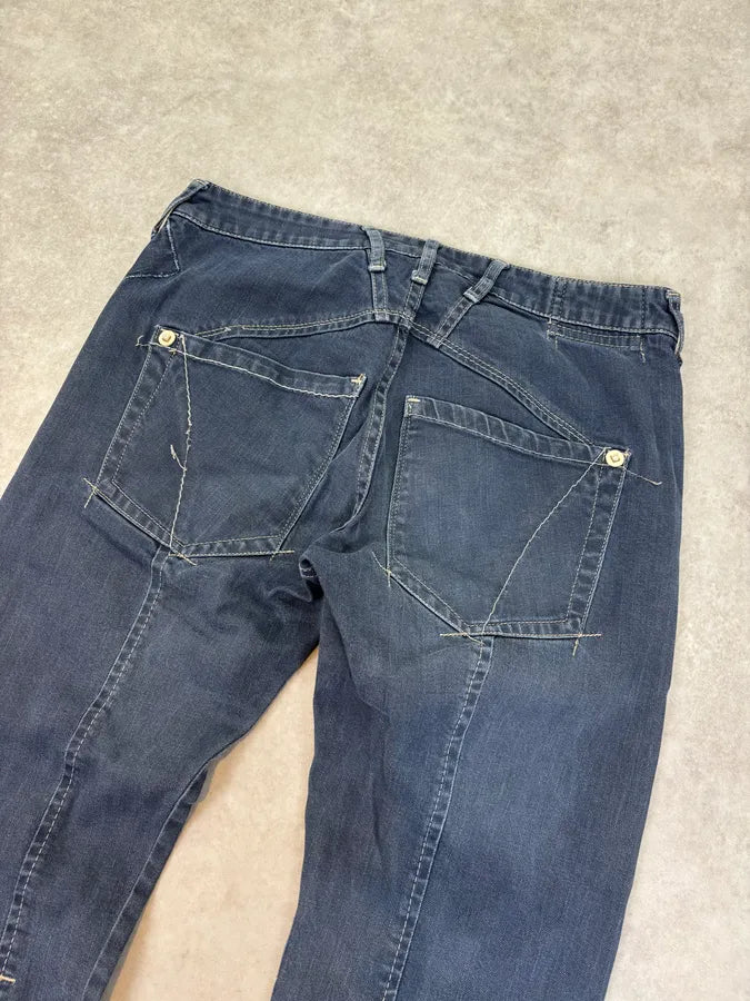 2000s Marithé + François Girbaud Navy Slim Jeans  iBPGnas 6