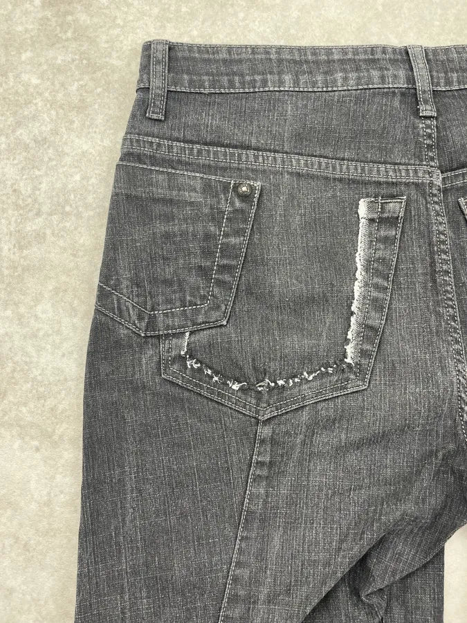 2000s Marithé + François Girbaud Black Denim Jean s aQXWZve 8