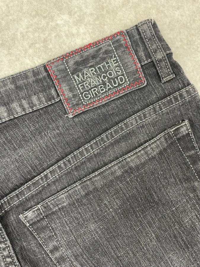 2000s Marithé + François Girbaud Black Denim Jean s aQXWZve 9