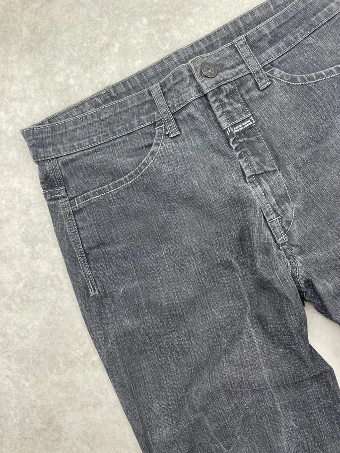 2000s Marithé + François Girbaud Black Denim Jean s aQXWZve 5