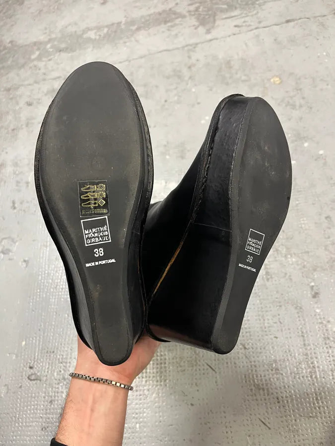 Marithé François Girbaud Edina Leather Black Boots AbGGIAJ 5