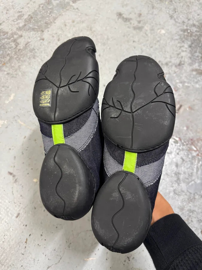 Marithé François Girbaud Leather Denim Brut Low Top Sneakers ihYksRh 5