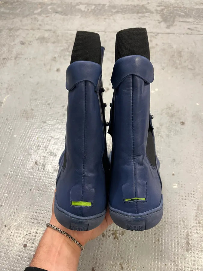 Marithé François Girbaud Toa Ninja Blue Boots iUFftTl 4