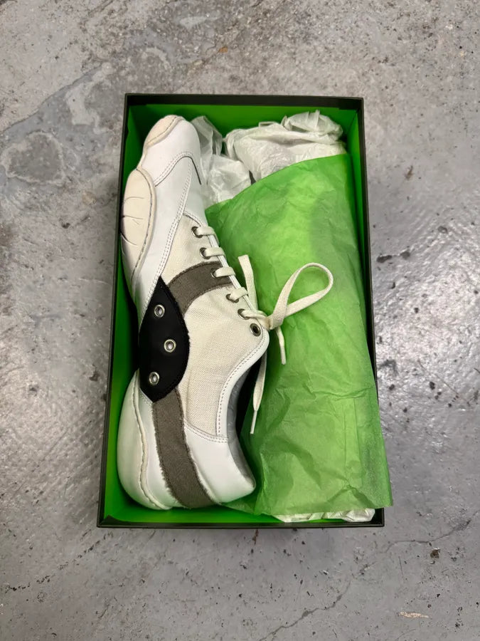 Marithé François Girbaud Wash White Low Top Sneakers QvkcXgj 1