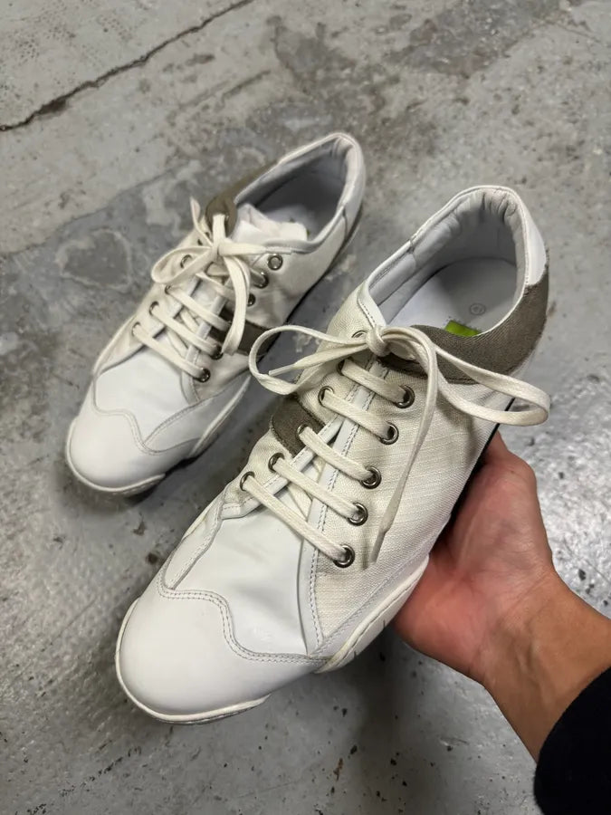 Marithé François Girbaud Wash White Low Top Sneakers QvkcXgj 2