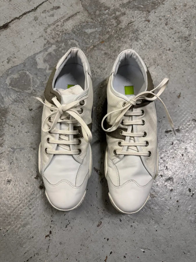 Marithé François Girbaud Wash White Low Top Sneakers QvkcXgj 3