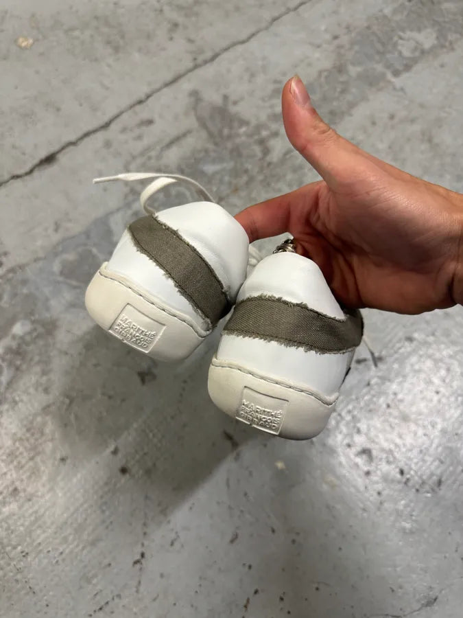 Marithé François Girbaud Wash White Low Top Sneakers QvkcXgj 4