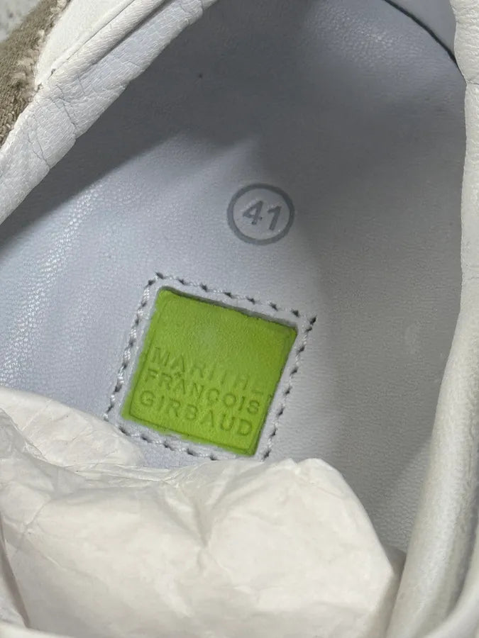 Marithé François Girbaud Wash White Low Top Sneakers QvkcXgj 6