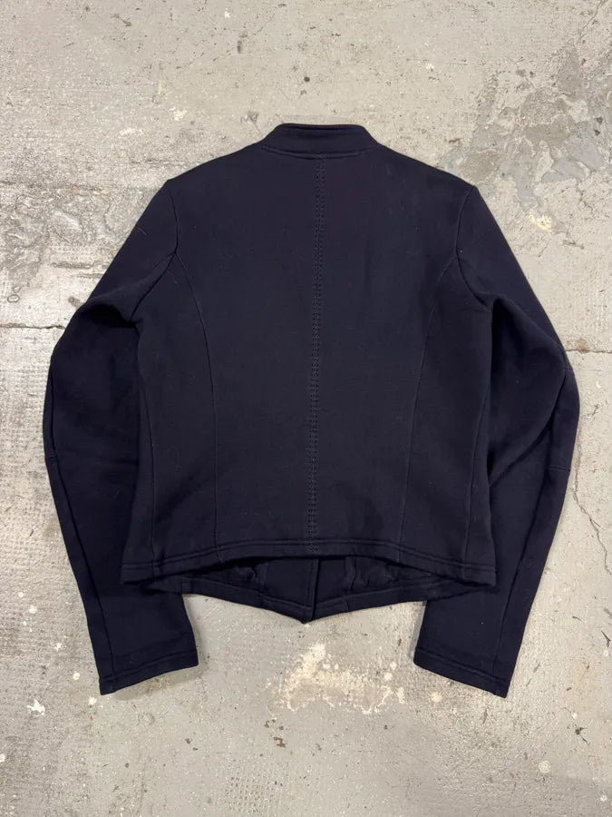 Marithe + Francois Girbaud Navy Asymmetrical Buttoned Marithe + Francois Girbaud Navy Asymmetrical Buttoned
